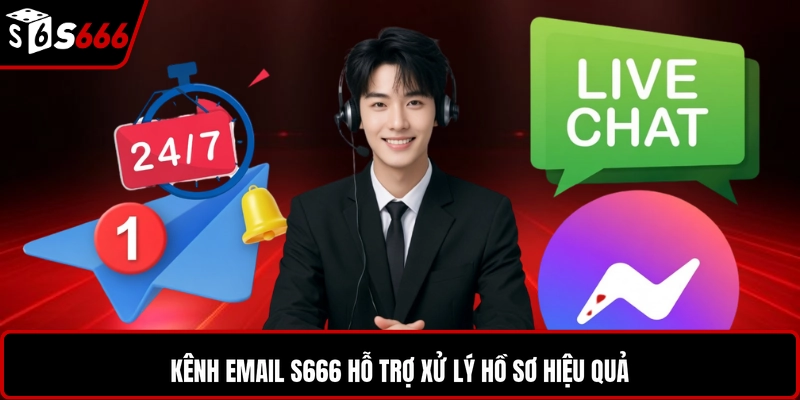 Kênh Email S666 hỗ trợ xử lý hồ sơ hiệu quả