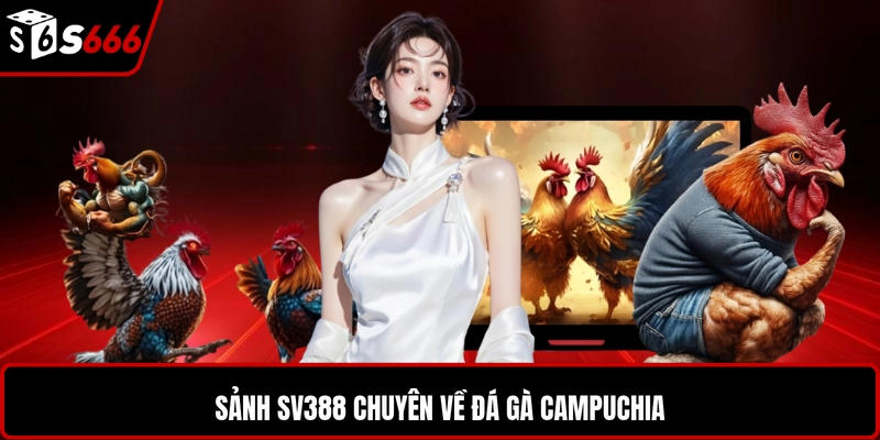 Sảnh SV388 chuyên về đá gà Campuchia